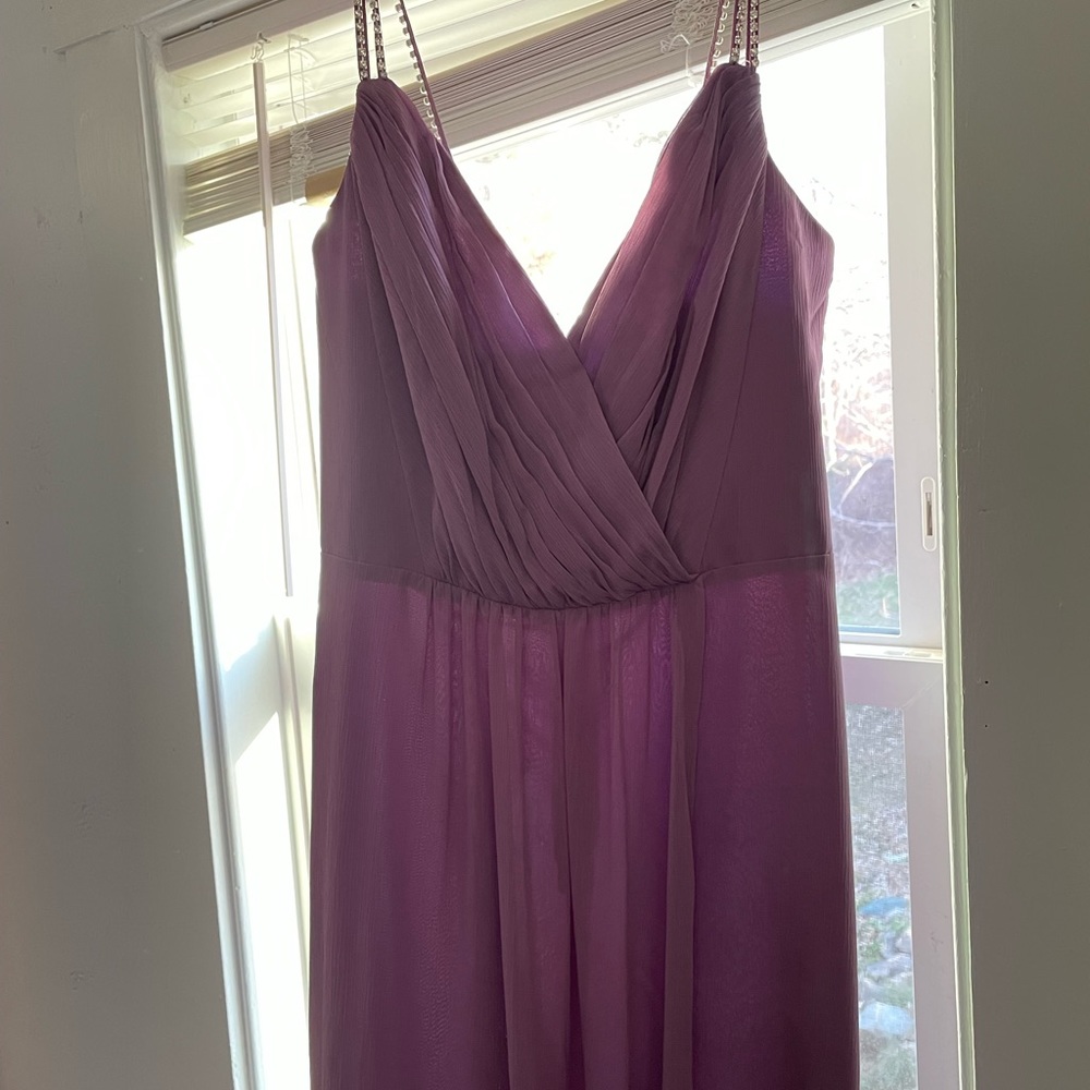 David’s Bridal full length gown